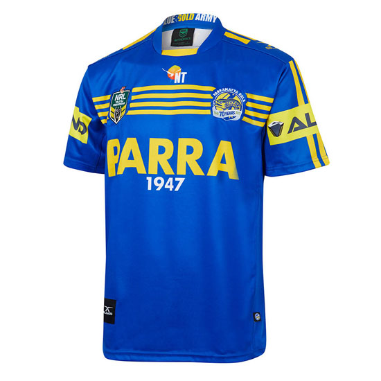 Camiseta de Parramatta Eels Rugby 2017 Local